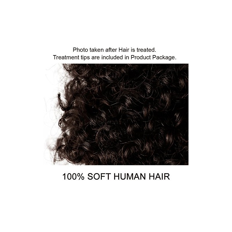 Pelucas afro rizadas cortas de 5 pulgadas con cabello 100%