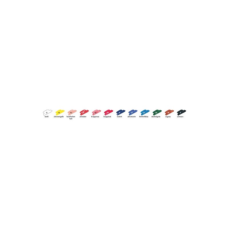 Staedtler karatâ Pack of 12 Soft Pastels Chalks vermilion