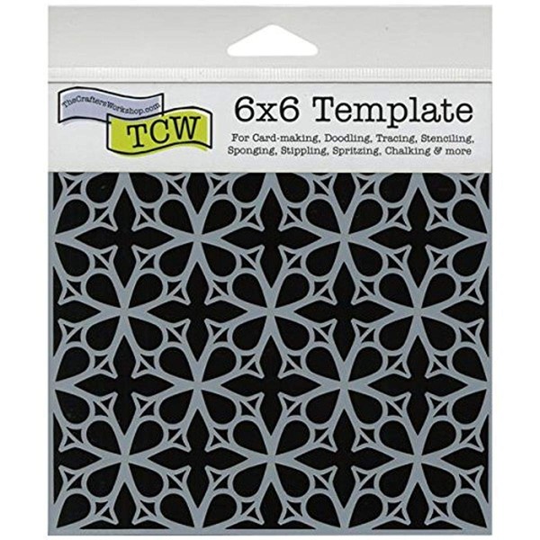 Crafters Workshop Template, 6 by 6-Inch, Garden Gate