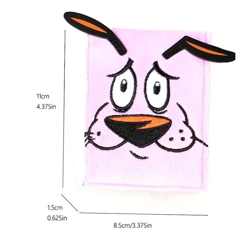 TCB Creations Cowardly Cartoon Dog Character Bi-Fold Wallet