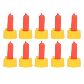 Pigeon Nipple, 10pcs Baby Bottle Nipples Goat Nipples for Feeding Baby Goats Lamb Milk Drink Nipple Sheep Nursing Feeder Nipple for Orphaned Small Animal Feed Red