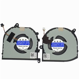 JISHIYUFS New CPU+GPU Cooling Fan for Dell XPS 15 9570 7590 XPS15-9570 Precision 5540 Series Laptop DFS501105PR0T FKCH FJ6J 008YY9 0TK9J1 TK9J1 08YY9 DC5V 0.5A