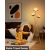 Lightdot Tripod Floor Lamp Dimmable Globe Floor Lamps with 3