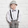 DonDon Elegant Children's Bow Tie with Adjustable Length, 9 x
