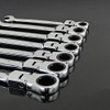 Supertool Flexible Head Wrench Open End and Ring Ratchet Wrench