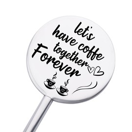 Husband Anniversary Birthday Gifts for Boyfriend Coffee Stirrers for Husband Wedding for Wife Husband Him Best Friend Moving Away Gifts for Friends Coffee Stir Sticks