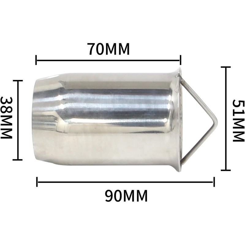 Riloer 51 mm Universal Motorcycle Exhaust System Exhaust Silencer Motorcycle