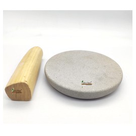 BRIJ HAAT chandan stick with Chandan rubbing Stone chakla Pata (4 Inch)