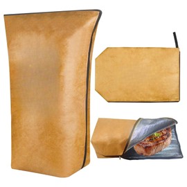 BBQ Blanket for Resting Meat, Insulated Brisket Blanket Meat Resting Bag for Smoking, Smoker BBQ Resting Blanket with Wide Mouth for Large Brisket/Beef, Cold and Heat Insulation Bag for Food (21 in)
