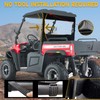 Chikia Hisun Sector 450 UTV Rear Windshield,Zipper Back Window For