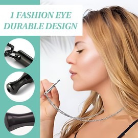 Gegen Rauchen Aufhören Necklace, 2 Stück Rauchentwöhnung Hilfsmitte,Halskette Rauchfrei Original,Atemkette Rauchfrei Hilfsmittel Raucherentwöhnung Kette mit Pfeif,Angst Atemhalskette mit Widerstand