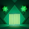 Junfamilee 10Pcs Green Edison Bulb LED Filament Lamp Parts DC3V