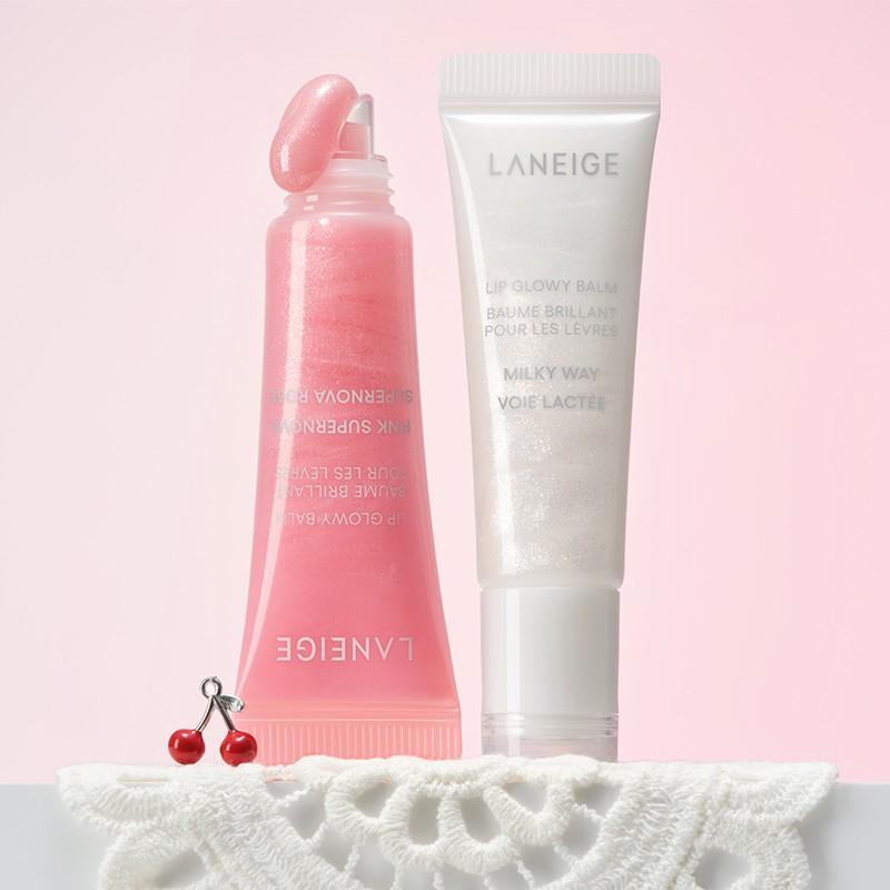 Laneige [라네즈]립 글로이 밤 (밀키웨이/핑크 슈퍼노바) [Laneige] Lip Glowy Balm