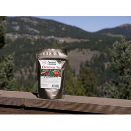 Nuwati Herbals Christmas Tea with Cinnamon, Anise, Cloves, Orange Peel and More, Herbal Loose Green Leaf Tea, 3 ounces
