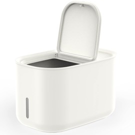 Zuutii Rice Storage Container,Food Container, Dry Food Storage, Pet Food Dispenser, 6.9Qt/11lbs Large Storage Bin with Lid,Silicone Ring & Moisture Proof,for Grain Cereal Soybean Corn,Begie