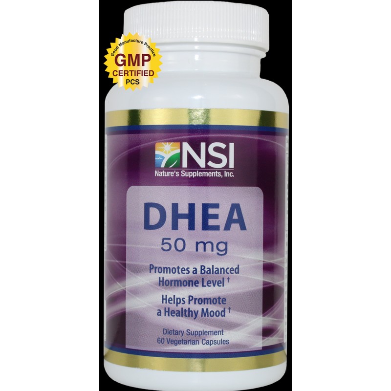 NSI Natures supplements D-H-E-A 50mg (100% Natural ) HOMBRE Y