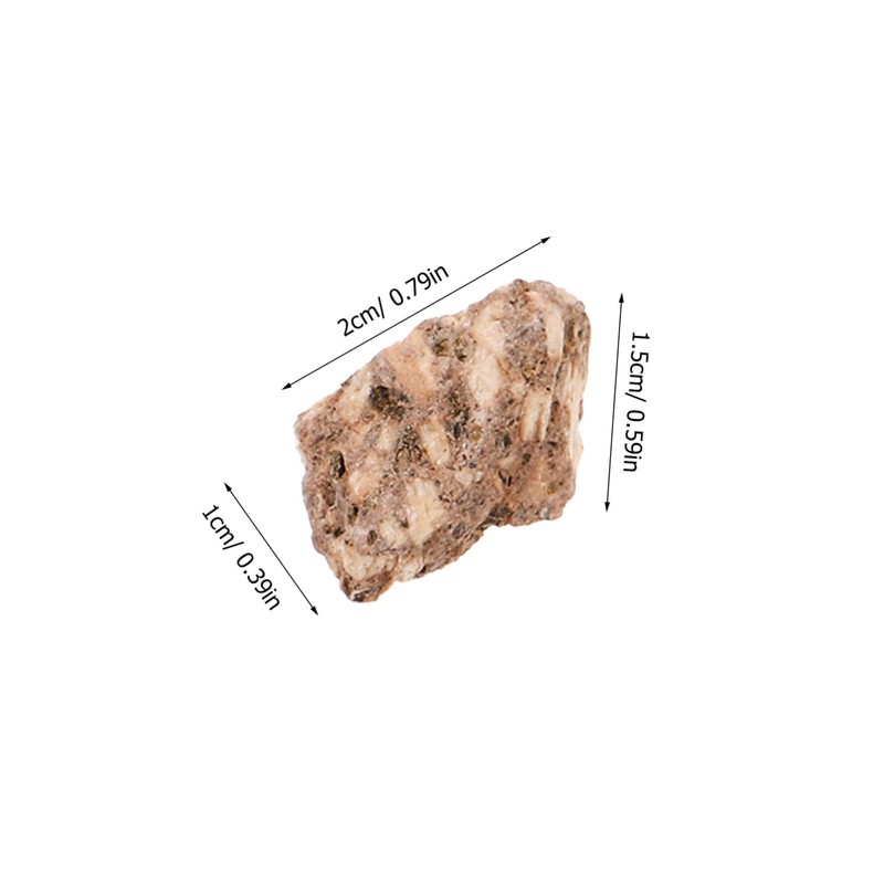 BUGUUYO 10pcs Mineral Rock Specimen Display for Teaching Irregular Stones