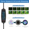DaToo Mini Clip On Aquarium Light 7W Dimmable Small Fish