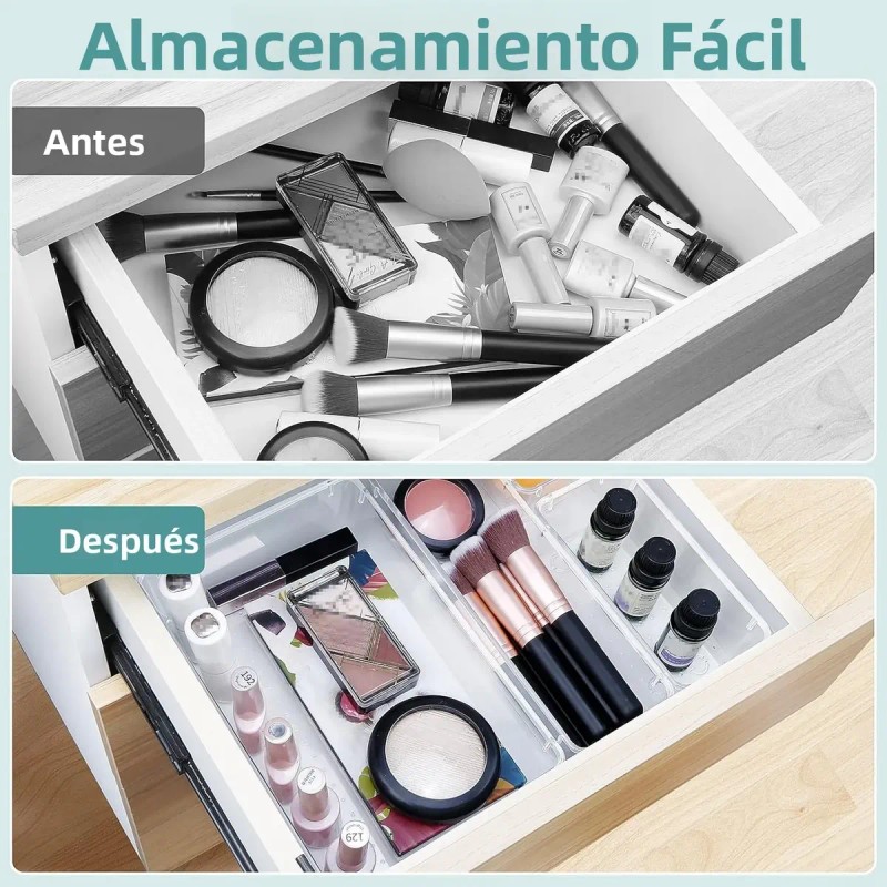 25 Piezas Organizadores De Cajones Para Maquillaje, Joyas