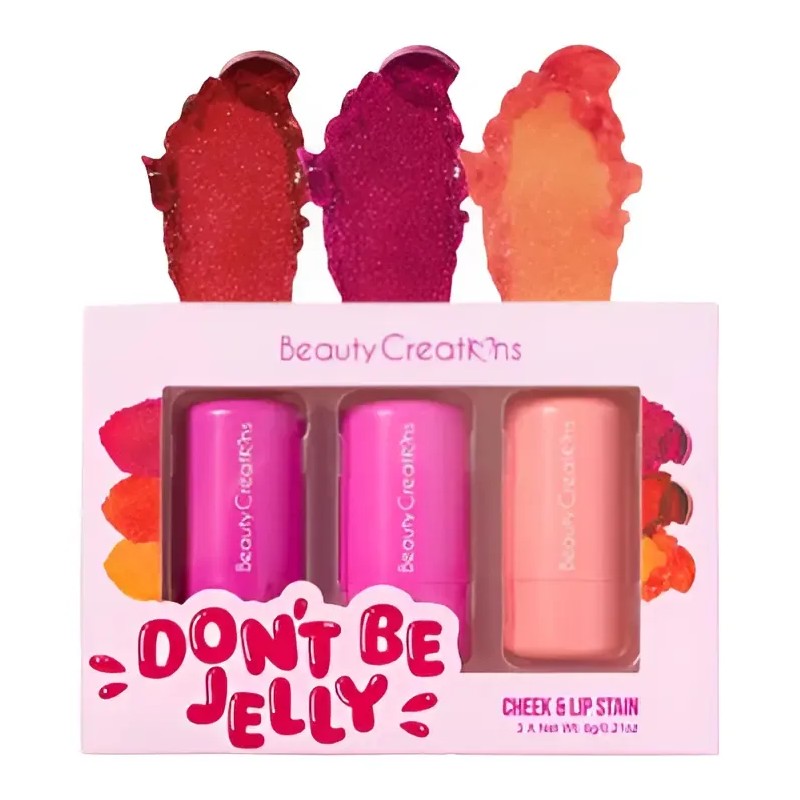 Set 3 Tintas Labial Mejilla Dont Be Jelly Beauty Creations®