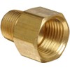 Anderson Metals Brass Pipe Fitting, Adapter, 3/8" Male Pipe x