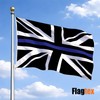 Flagtex Union Jack Thin Blue Line Flag 5ft x 3ft