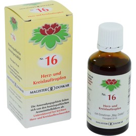 MAGISTER DOSKAR Drops No.16 - Homeopathic Heart and Circulatory Drops 50 ml