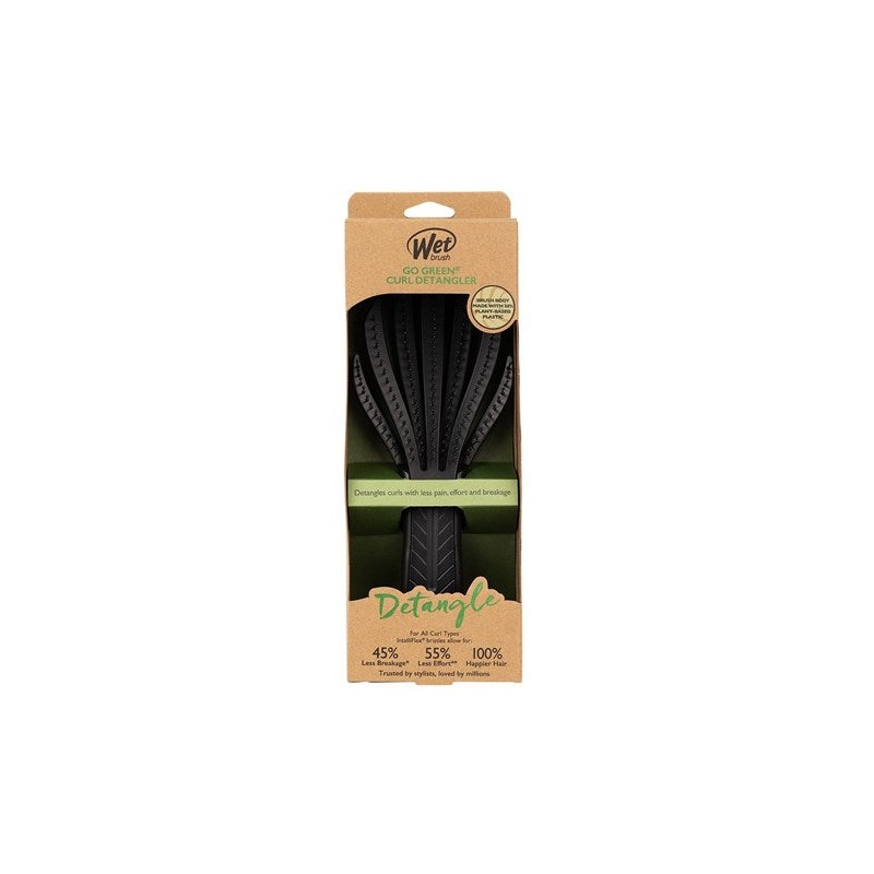 WetBrush Go Green Curl Detangler Brush - Black