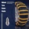 Lyaciomn 9 mm Tire Studs Snow Spikes Anti-Slip Anti-Ice for