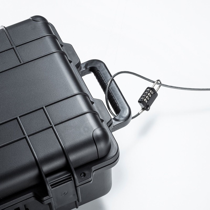 sanwasapurai Wire One-Piece Dial Lock (Black) SLE – 32S