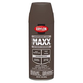 Krylon Leather Brown DIVERSIFIED BRANDS K09128000 12OZ GLS Paint, 12 OZ