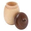 Acorn Shaped Toothpick Container 8cm Height Rounded Structure Eco Friendly