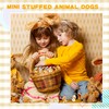 Haconba 12 Pack Mini Plush Dog Bulk Soft Small Puppy