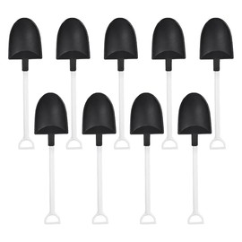 ccHuDE 50 Pcs Plastic Ice Cream Spoons Shovel Spoons Yogurt Pudding Spoons Cute Dessert Spoons for Coffee Tea