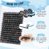 300 Pcs Individual Lashes Lash Clusters DIY Lash Extension Cluster