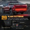 XRIDONSEN 48 inch Truck Red Tailgate Emergency Lights Strip Rear
