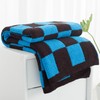 Carriediosa Checkered Throw Blanket 50" X 60", 400GSM Ultra Soft