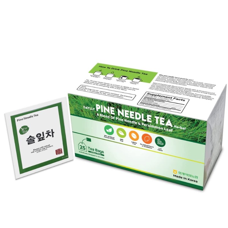 Organic Natural Pure Pine Needle Tea (2 Box(50 Tea Bag))-Individually