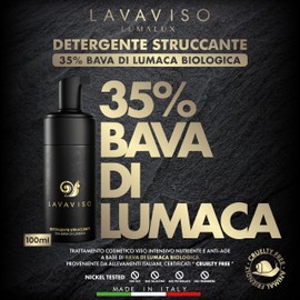 Lumalux Facial Cleanser, Facial Cleansing Foam, Makeup Remover with Organic Snail Slime, Aloe Vera, Sodium PCA, Nettle, Red Grapevine, Mallow and Goji, Moisturising and