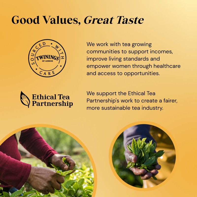 Twinings English Breakfast Decaf Tea | Golden, Well Rounded &