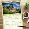 Family Planner 2025 - Agricultural Technology with 5 Columns (Wall