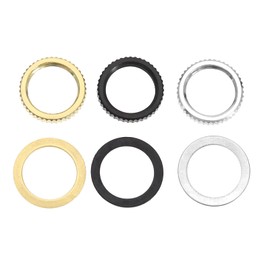 VGOL 3 Set Electric Guitar Switch Gear Nut & Spacers Replacement Compatible with Epiphone Compatible with Gibson Guitar Toggle Switch Nut Metal