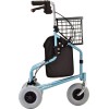 Nova Medical NEW- NOVA DELUXE 3 WHEEL TRAVELER ROLLATOR- Fits