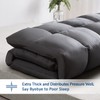 ELEMUSE King Grey Mattress Topper for Back Pain, Extra Thick