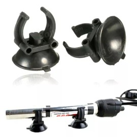 Unbranded 2X Suction Cup Clips Aquarium Heater Tubing Lights Holds Up To 1" Diameter SALE!