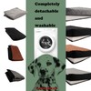 Lealchum Dog Car Seat for Medium/Large Dogs,2 Clip-On Safety Leashs
