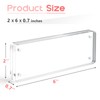 Vowcarol Photo Booth Frame 2x6 Picture Frame, Clear Acrylic Frame,