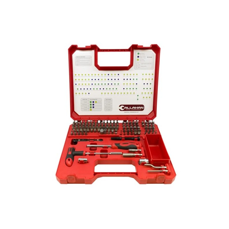 DAONEG 123-Piece Screwdriver Set - Flat, Hex, Torx - Screwdriver