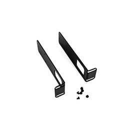 CableWholesale 1U 19 inch Flush Mount Rack Adapter Brackets to Adjust The Orientation of enclosures Within a Rack- (Pair)