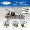 Suncast 2 Pack Wall Stud Mounted Garden Tool Hanger Organizer